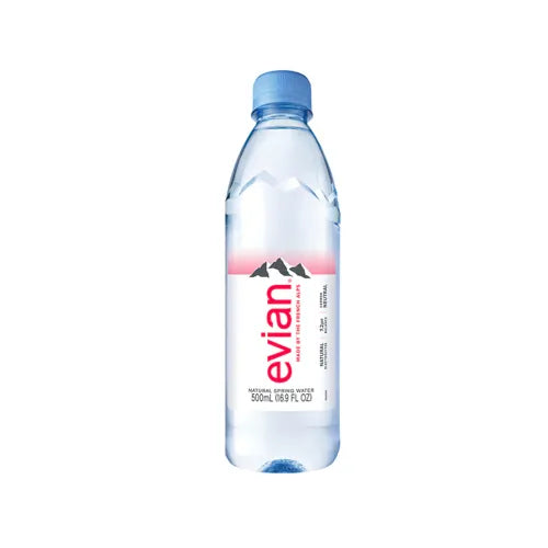 Evian Natural Mineral Water, 500ml