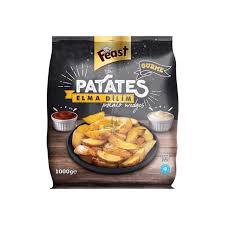 FEAST POTATO WEDGES ELMA DILIM 1 KG