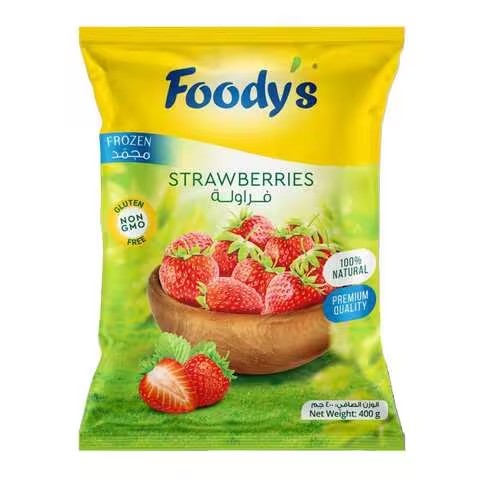FOODYS FROZAN STRAWBERRY 400GM