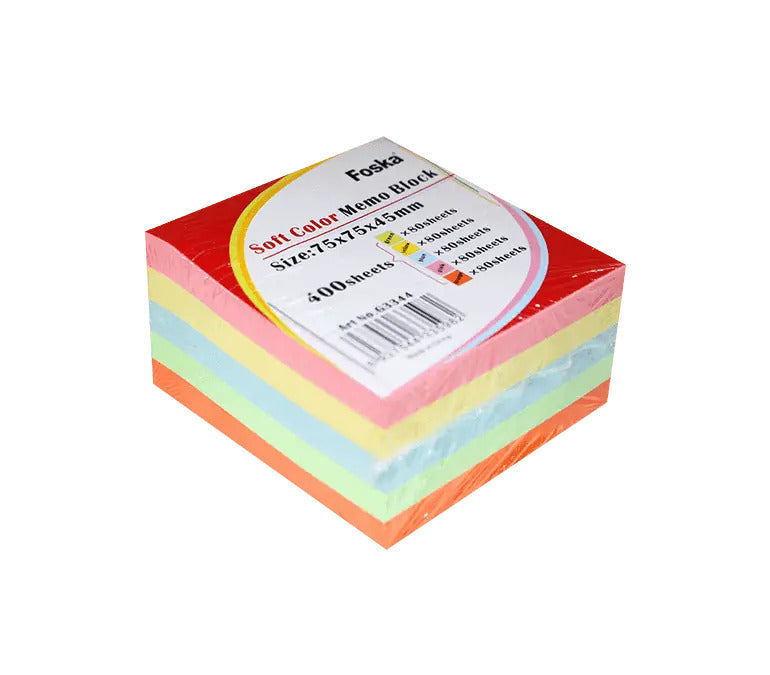FOSKA STICK ON NOTES 400 SHEETS