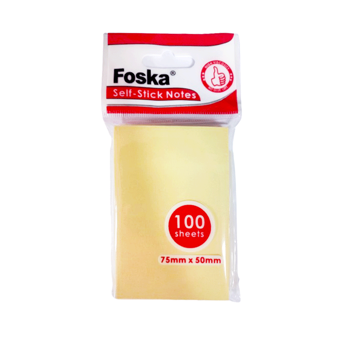 FOSKA DELF STICK NOTES 75MM X 50 MM