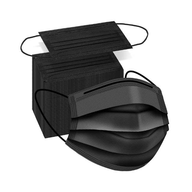 Face Mask Black 50 Pcs