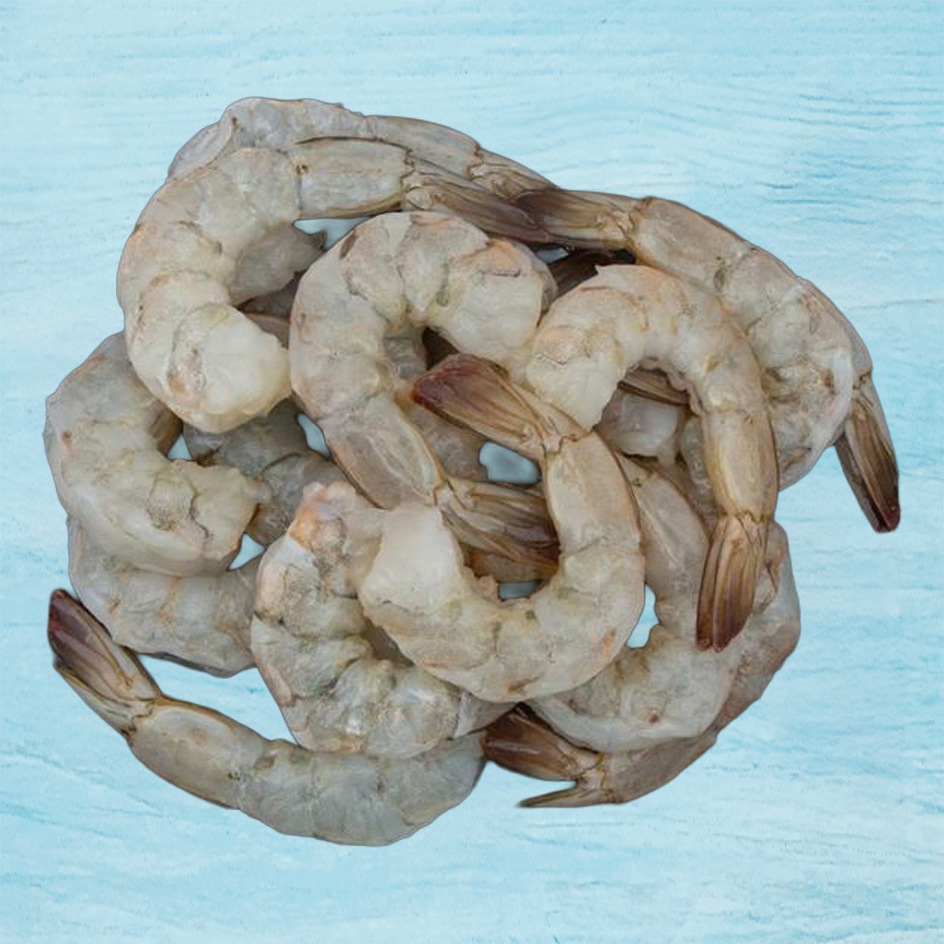 Fresh Farmed Prawns Large Tail On Fully Cleaned 500 g