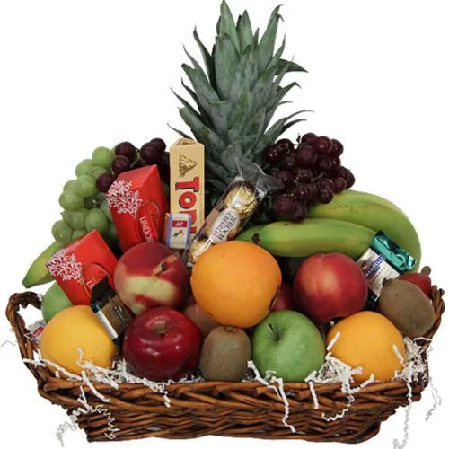Fruit Basket With Chocolate