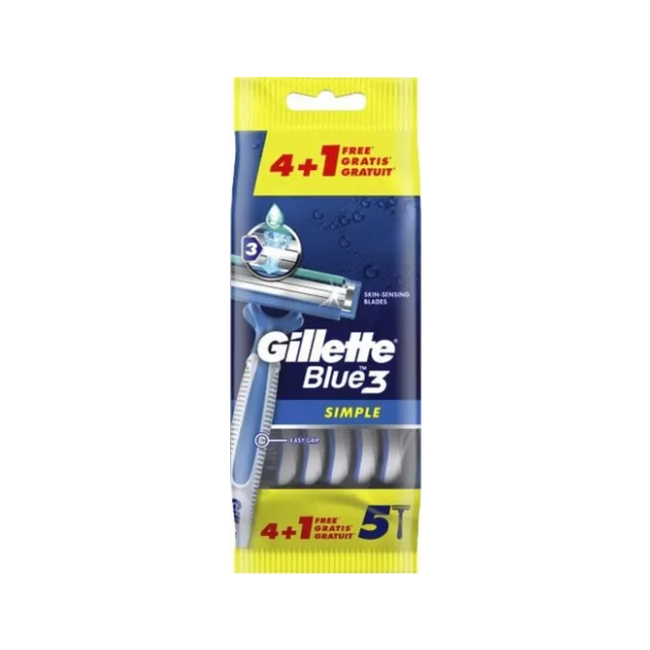 GILLETTE BLUE 3 SIMPLE 4+1