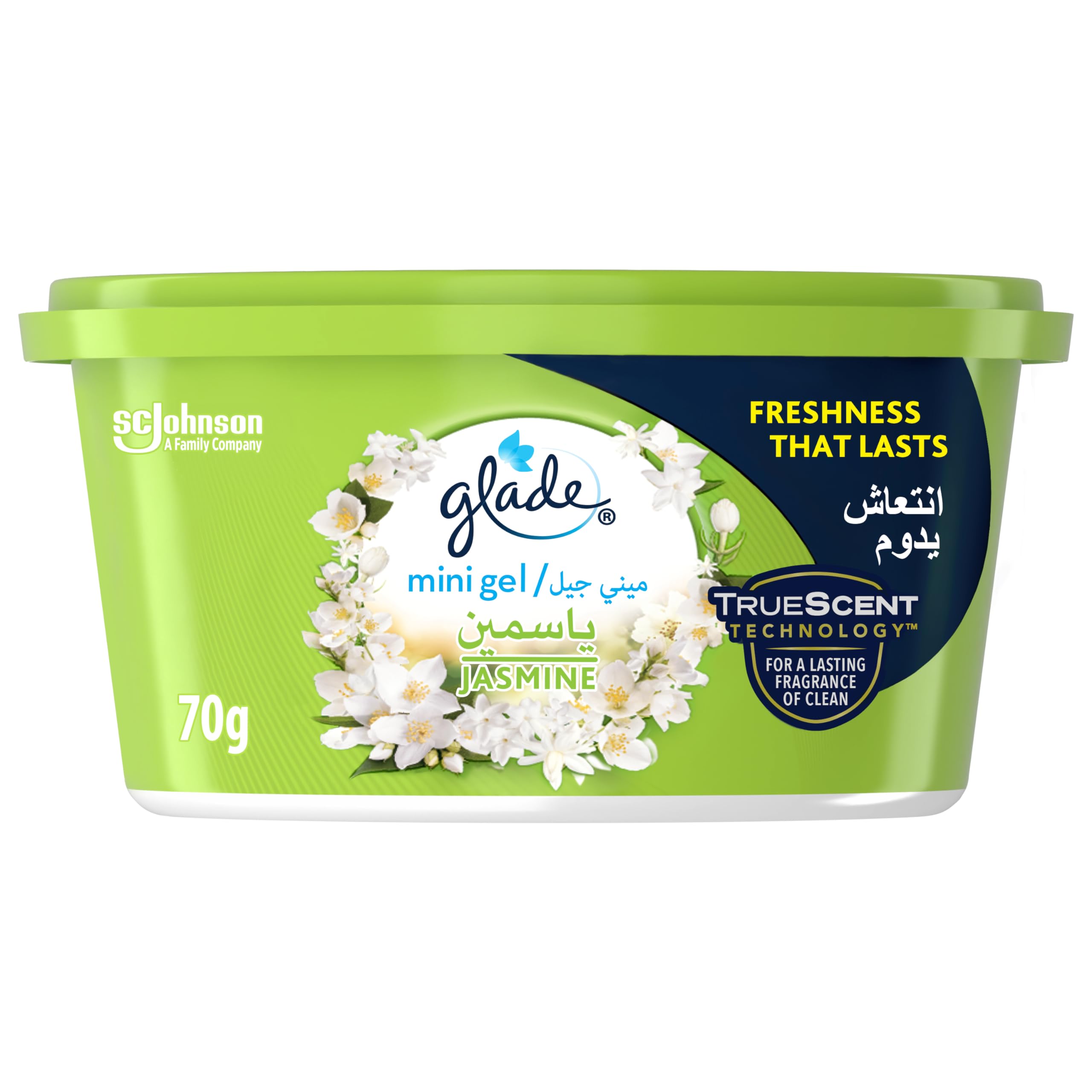 GLADE MINI GEL 70G JASMIN