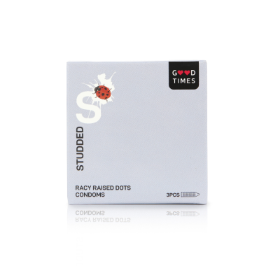 GOOD TIMES RACY RAISED DOTS CONDOMS 3PCS