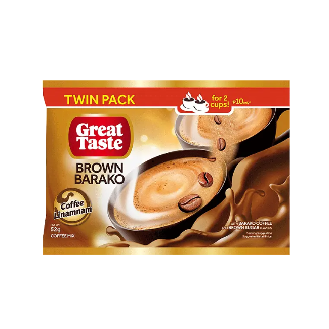GREAT TASTE BROWN BARKO TWIN PACK 52 G
