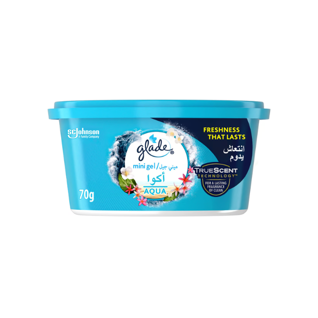Glade Mini Gel Aqua Air Freshener, 70g