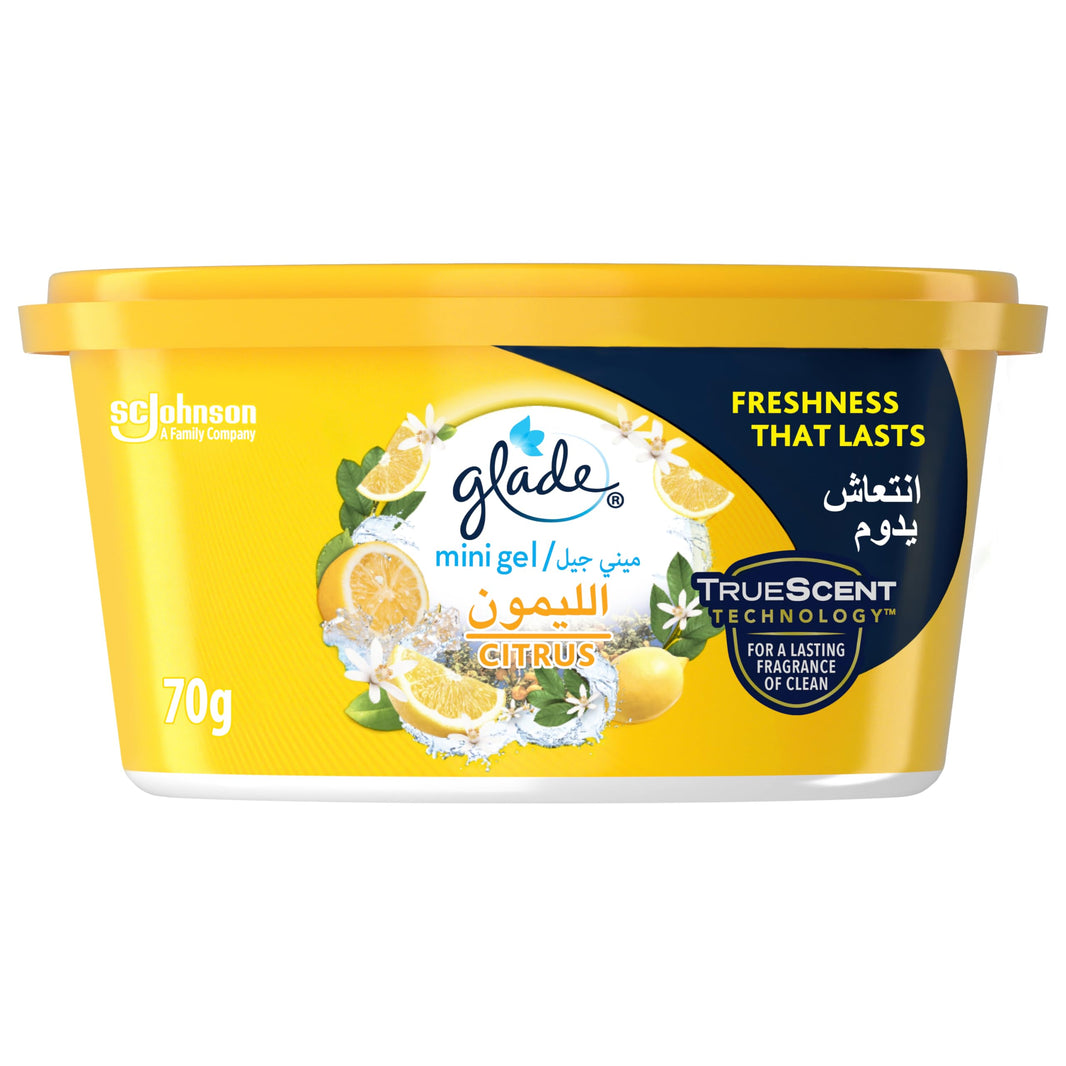 Glade Mini Gel Citrus Air Freshener, 70g