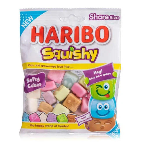 HARIBO SQUISHY SOFTY CUBES 80GM