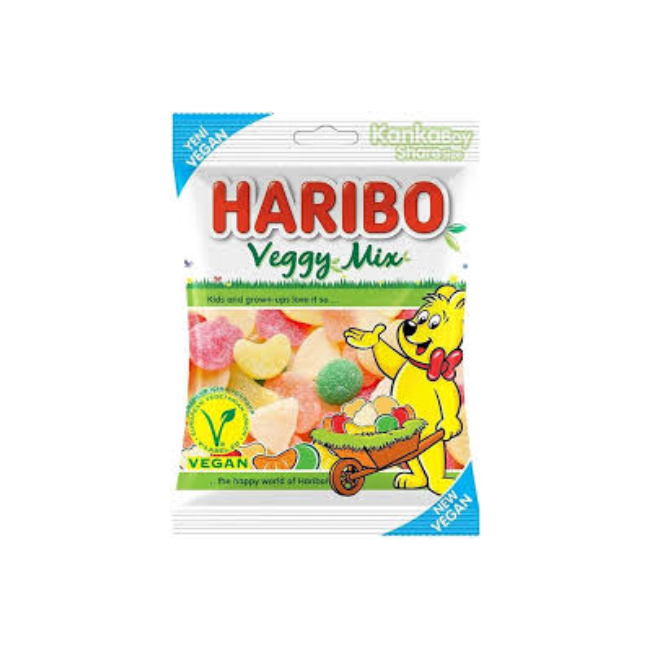 HARIBO VEGGY MIX 80GM