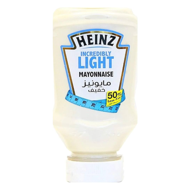 HEINZ INCREDIBLY LIGHT MAYO 225ML