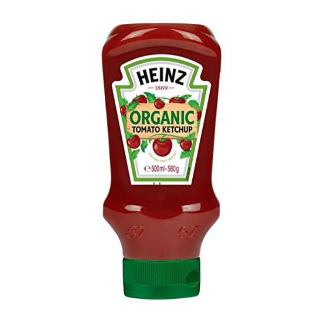 HEINZ TOMATO KETCHUP ORGANIC 580GM