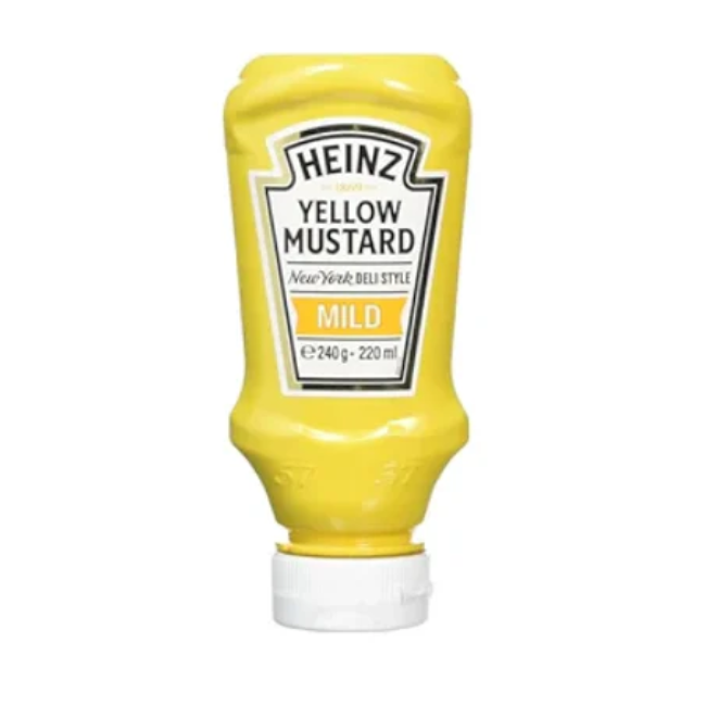 HEINZ YELLOW MUSTARD MILD 240GM