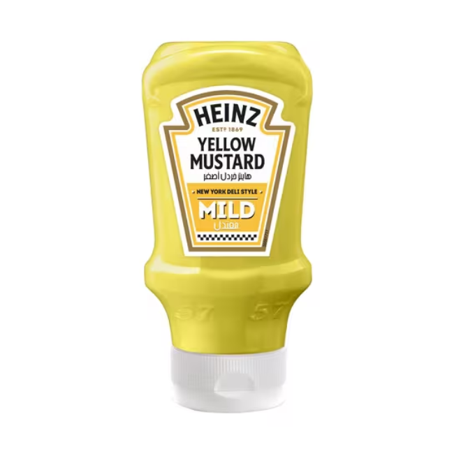HEINZ YELLOW MUSTARD MILD 400GM