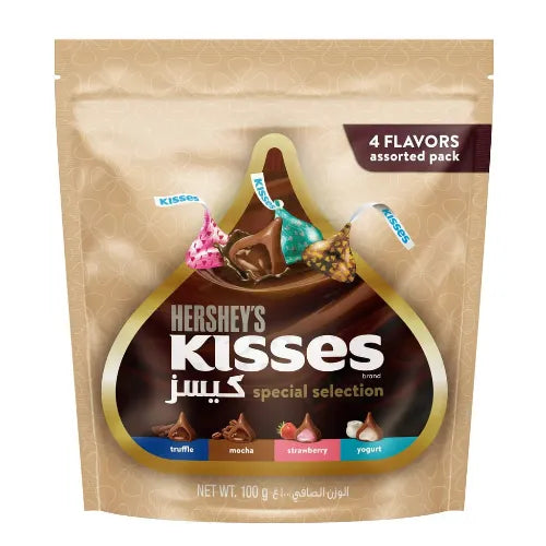 HERSHEYS KISSES SPECIAL SELECTION 100GM