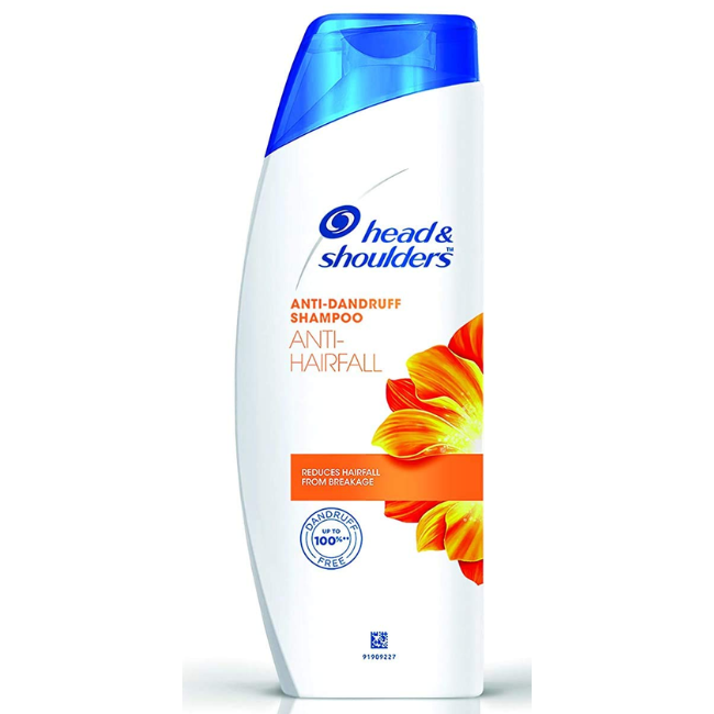 Head & Shoulders Anti-Hairfall Anti-Dandruff Shampoo, 400ml