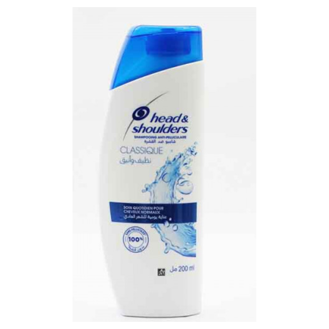 Head & Shoulders Shampoo Anti Pelliculaire Classic 200ML