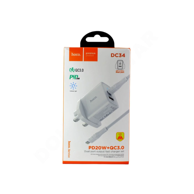 Hoco Fast Charging Adapter DC34 PDW20