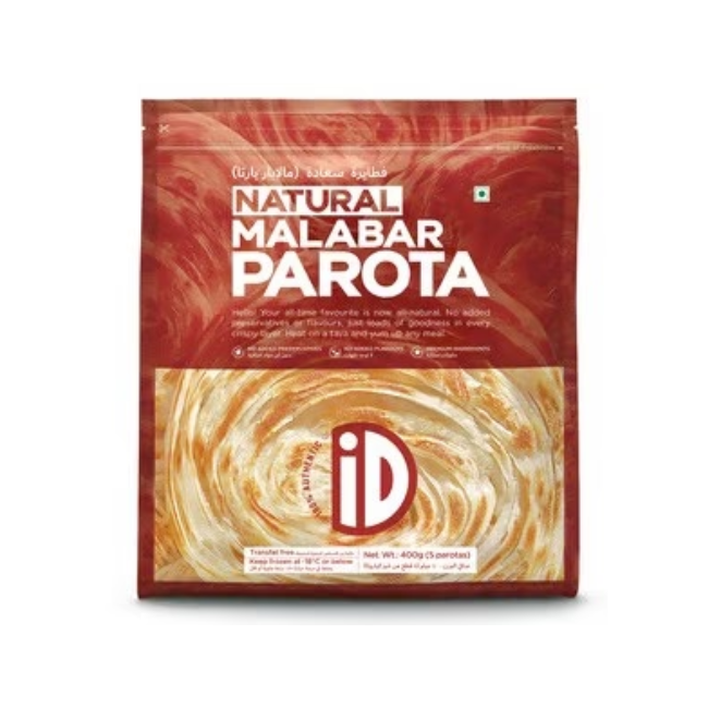 ID Fresh Frozen Natural Plan Paratha 350 g