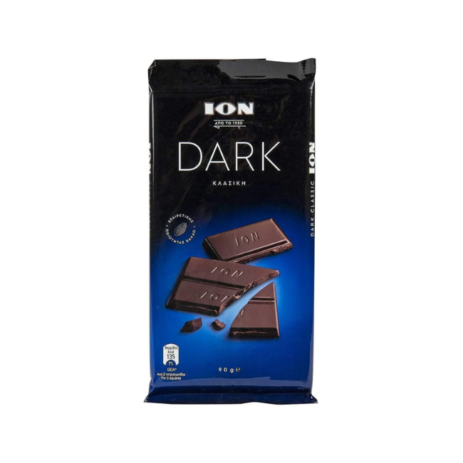 ION DARK CHOCOLATE 90GM CLASSIC