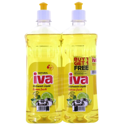 IVA DISH WASH LEMON 1 LTR