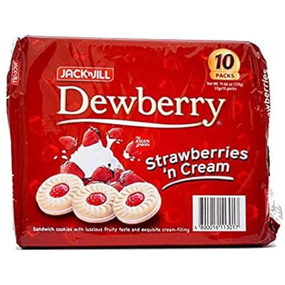 JACK N JILL DEWBERRY STRAWBERRY N CREAM