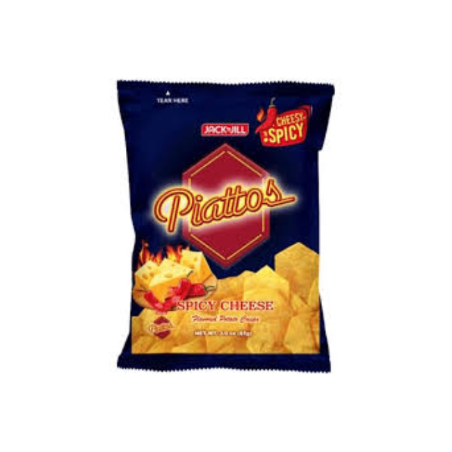 JNJ PIATTOS SPICY CHEESE 85G