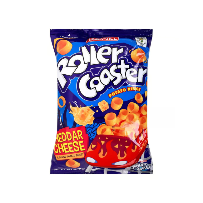 Jack N Jill Roller Coaster Cheddar Chips, 85g