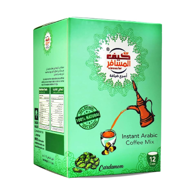 KIF AL MOSAFER IAC CARDOMOM 12 CUPS