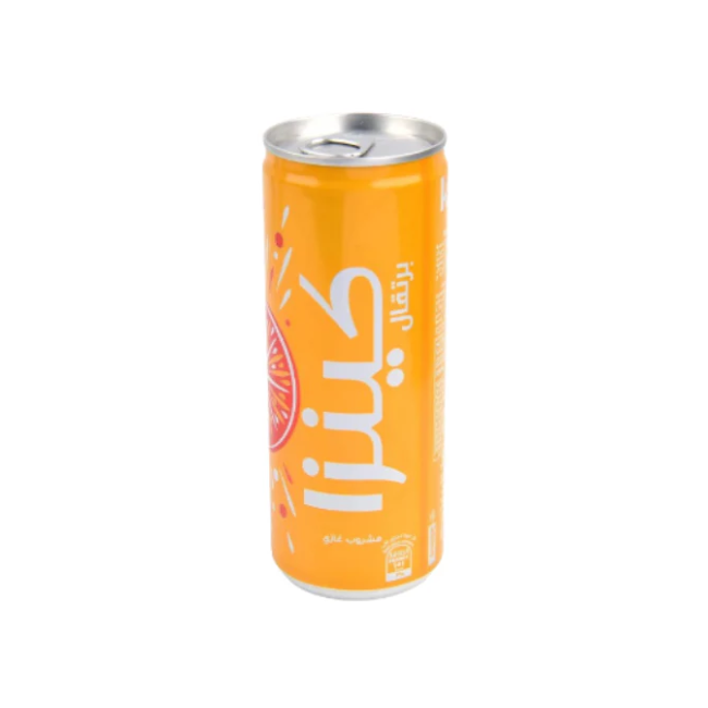 KINZA CAN 250 ML ORANGE