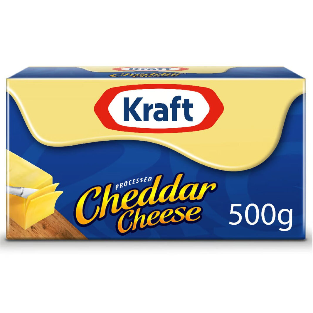 Kraft Cheddar Cheese Block, 500g