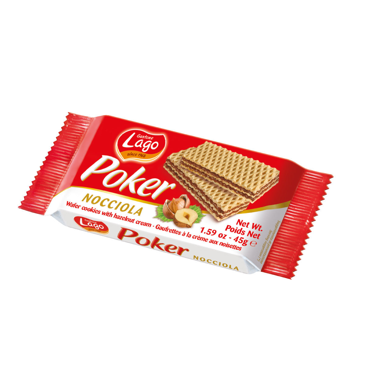 Lago Poker Nocciola Hezelnut 45Gm – Canned Goods & Condiments Buy online at PinoyGrocers Qatar