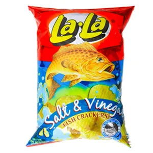 LALA FISH CRACKER SALT & VINEGAR 100 GM