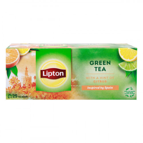 LIPTON GREEN TEA CITRUS ENV 25 TEA BAG
