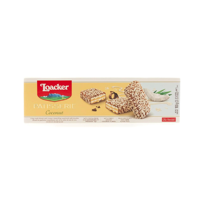 LOACKER PATISSERIE COCONUT 100 GM