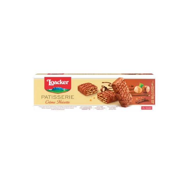 LOACKER PATISSERIE CREME 100 GM