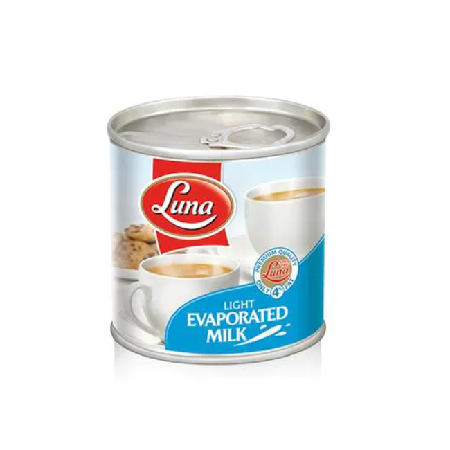 LUNA EVAPORATED MILK LIGHT 170GM