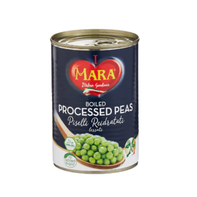 MARA PROCESSED GREEN PEAS 400 GM