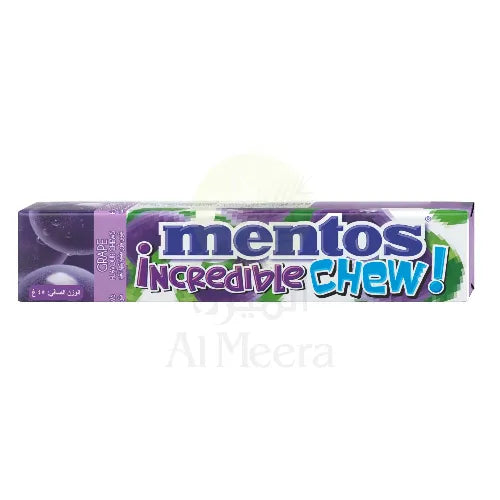 MENTOS INCREDIBLE CHEW GRAPE