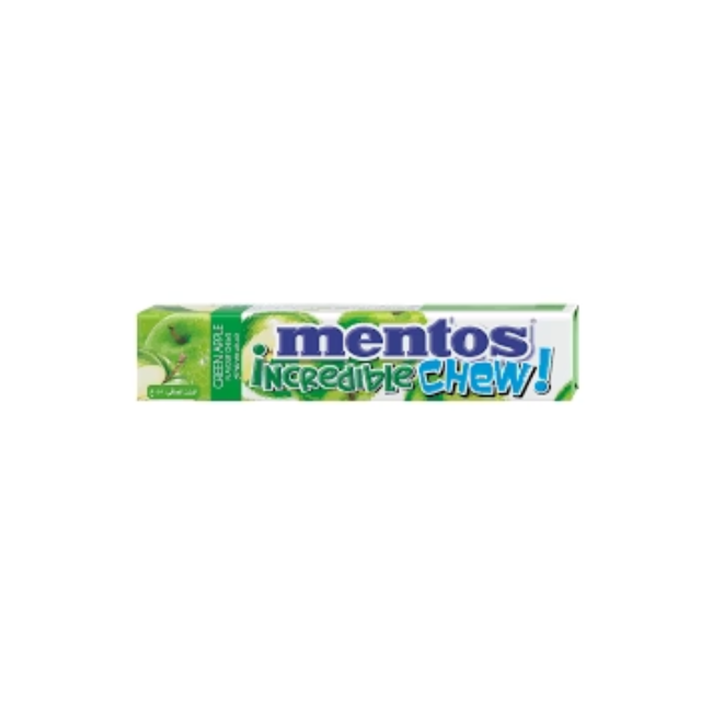 MENTOS INCREDIBLE CHEW GREEN APPLE