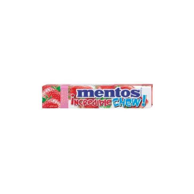 MENTOS INCREDIBLE CHEW STRAWBERRY