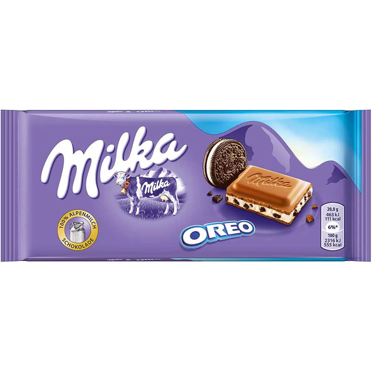 MILKA CHOCOLATE OREO 100 GM