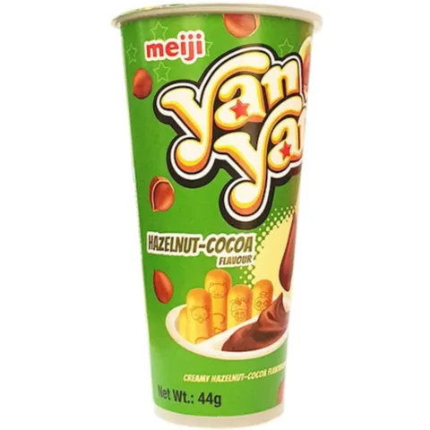 Meiji Yan Yan Biscuit Hazelnut 44 G