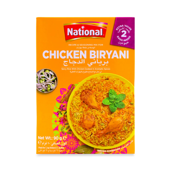 NATIONAL MASALA CHICKEN BIRIYANI 90GM