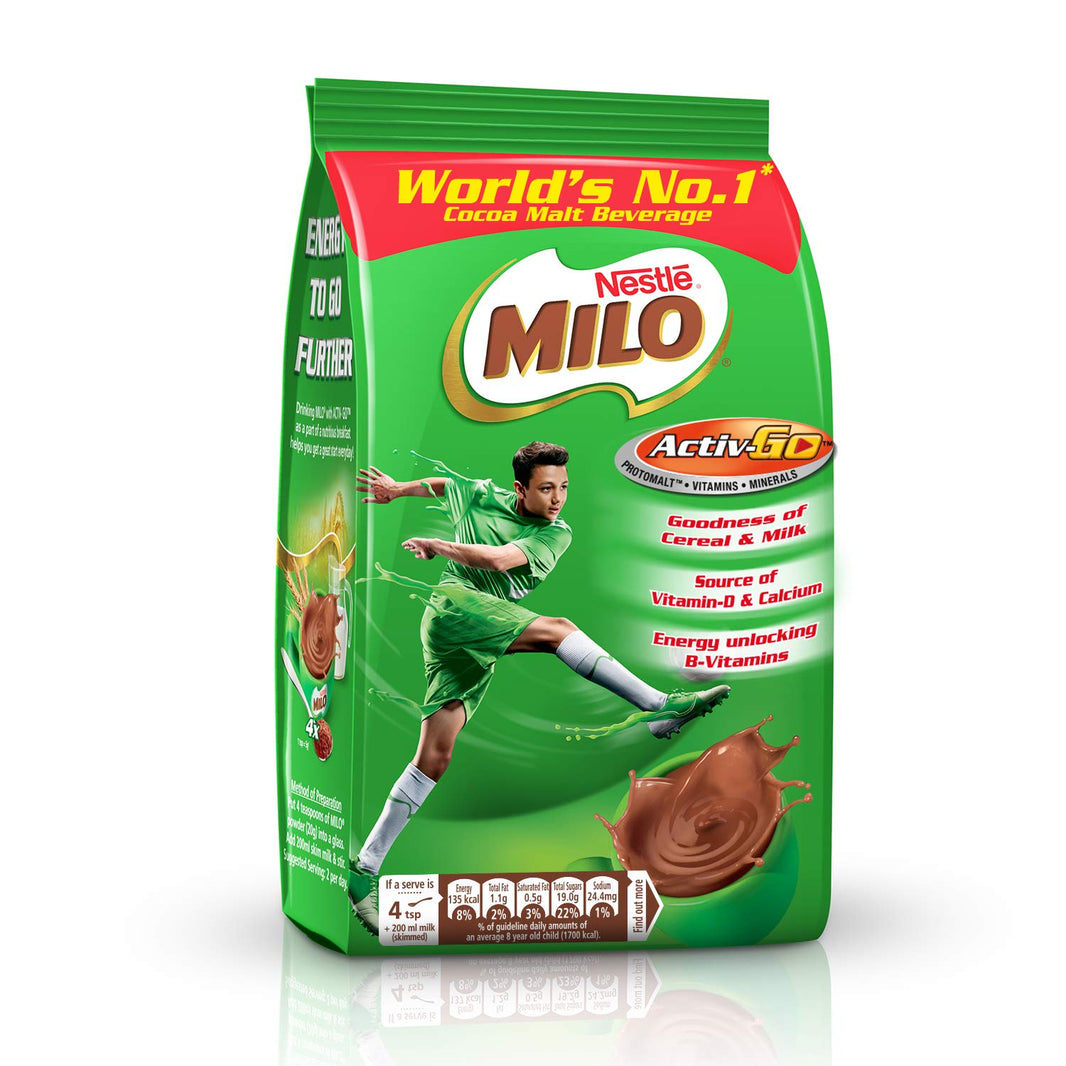 NESTLE MILO ENERGY ACTIVE GO DRINK 624 GM