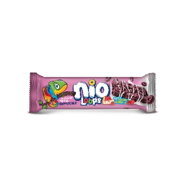 NIO LOOPS MULTIGRAIN BAR CHEESE CAKE 23 GM