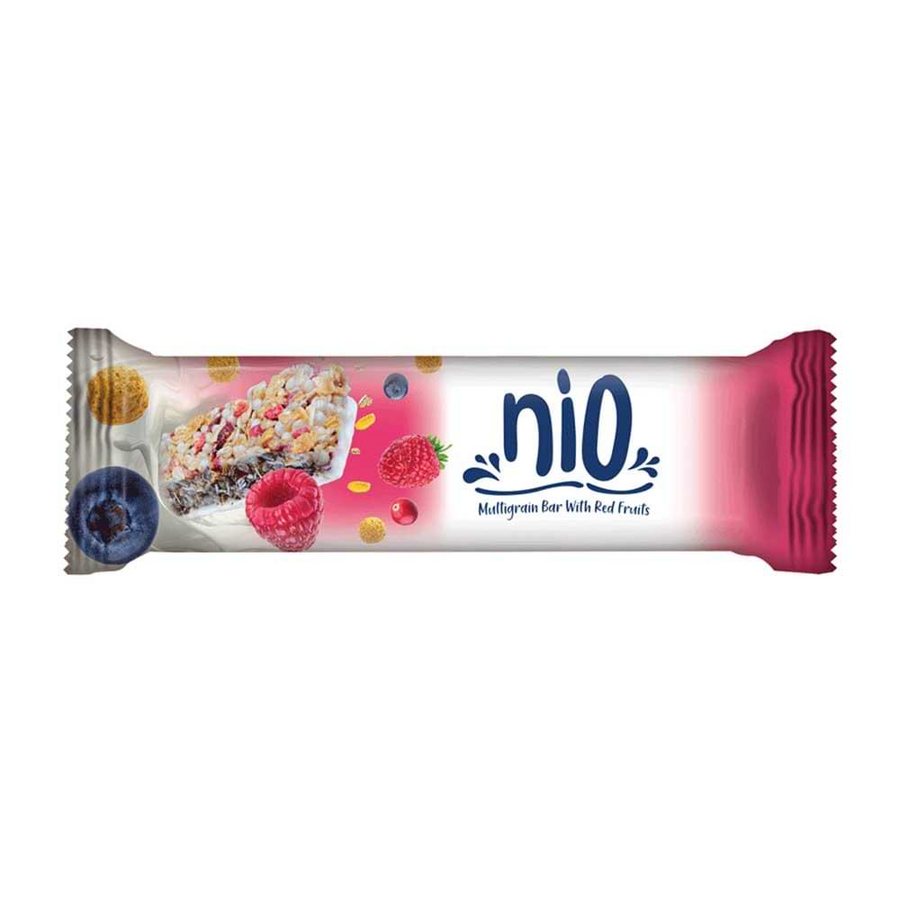 NIO MULTIGRAIN BAR WITH RED FRUITS 23GM