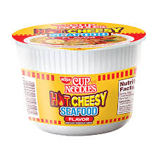 NISSIN CUP MINI NOODLES HOT CHEESY SEAFOOD 40 G